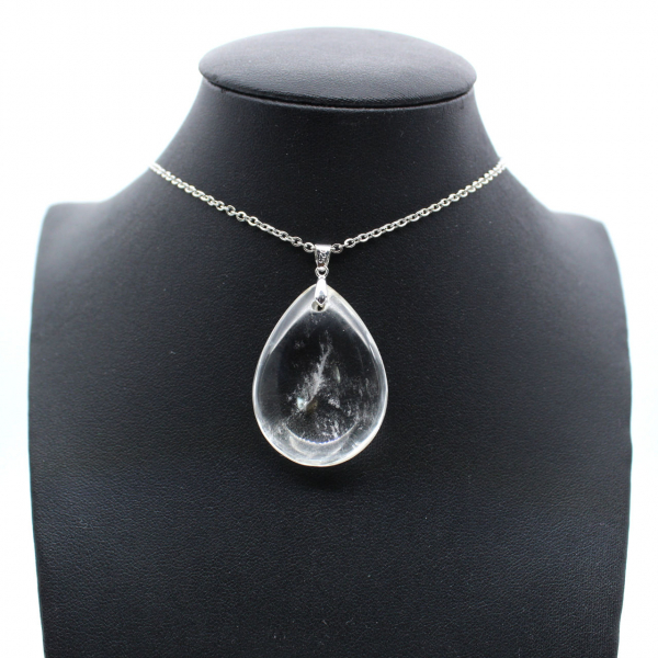 Pingente de pedra de cristal de rocha