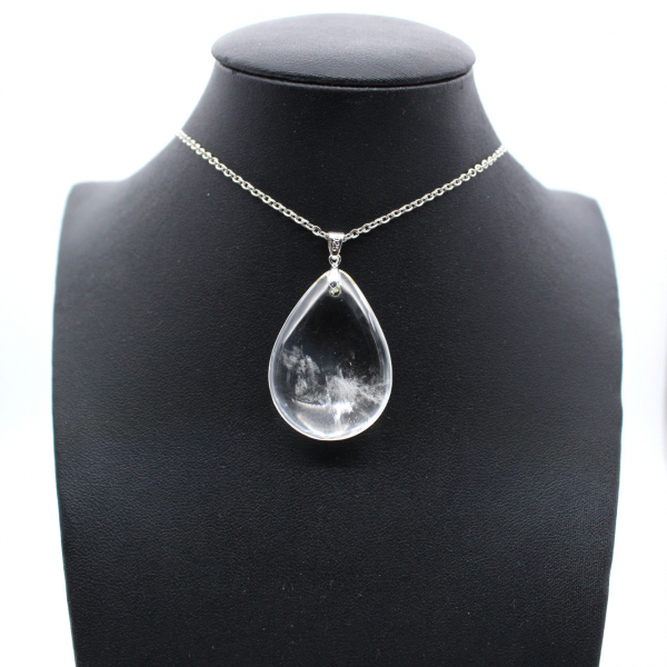 Pingente de pedra de cristal de rocha