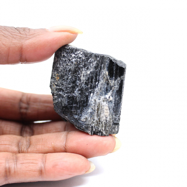 Turmalina negra natural
