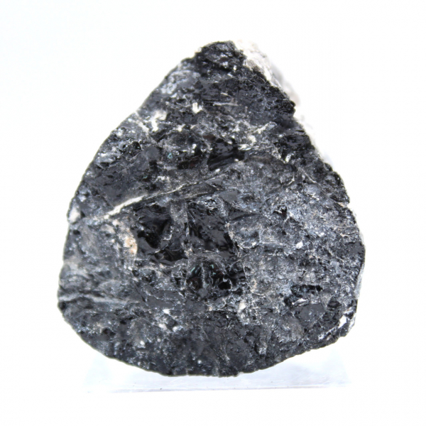 Cristal de turmalina negra bruta