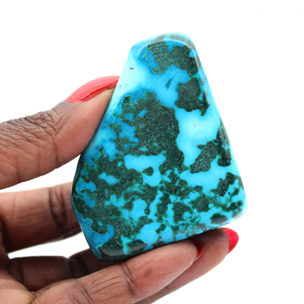 Bloco mineral Crisocola Congo