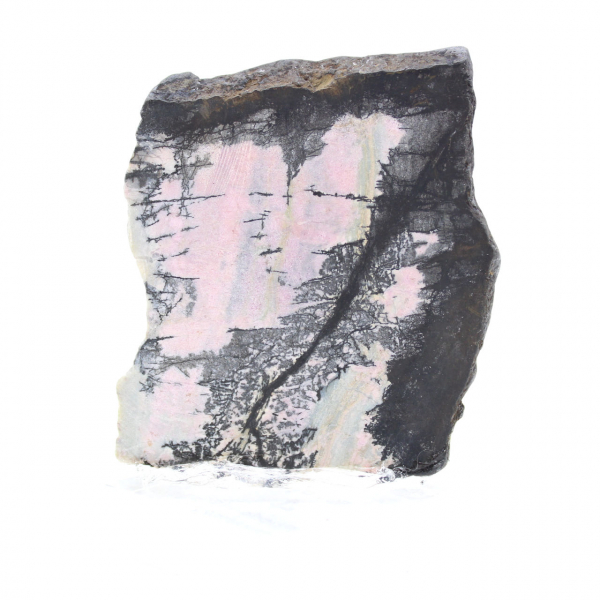 Fatia de rodonita natural ideal para decoração