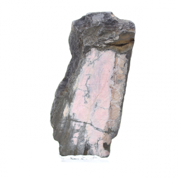 Pedra de rodonita natural mineral bruto e único
