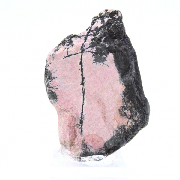Fatia de rodonita para uso decorativo