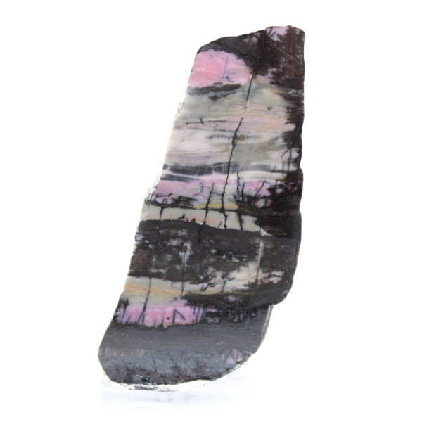 Fatia de rodonita natural ideal para decoração