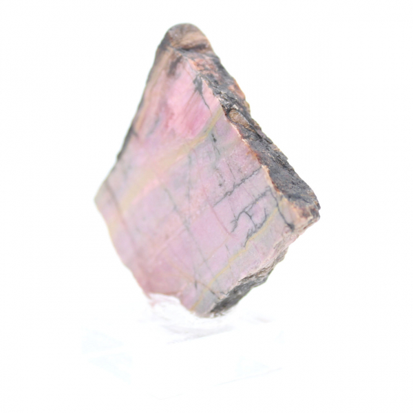 Pedra de rodonita natural mineral bruto e único