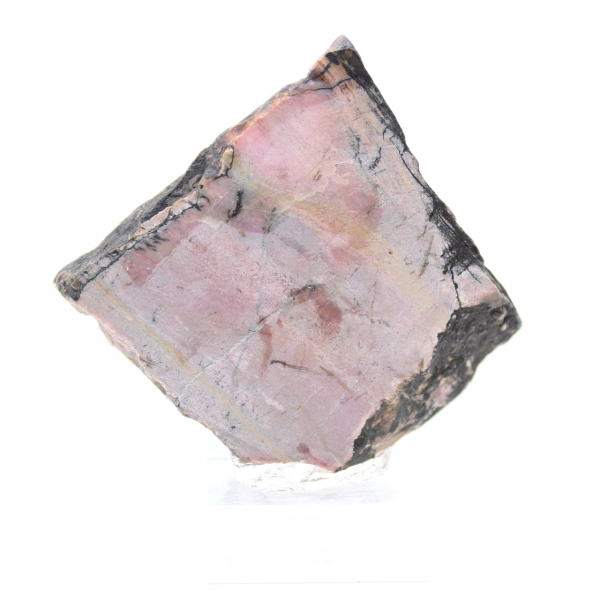 Pedra de rodonita natural mineral bruto e único