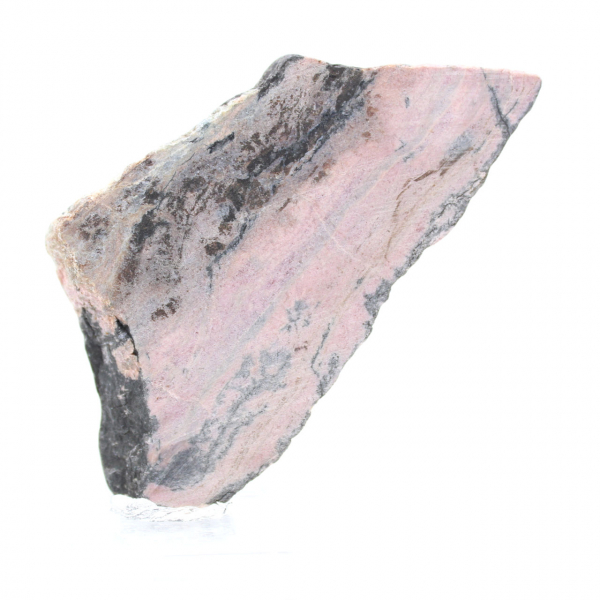 Fatia de rodonita para uso decorativo