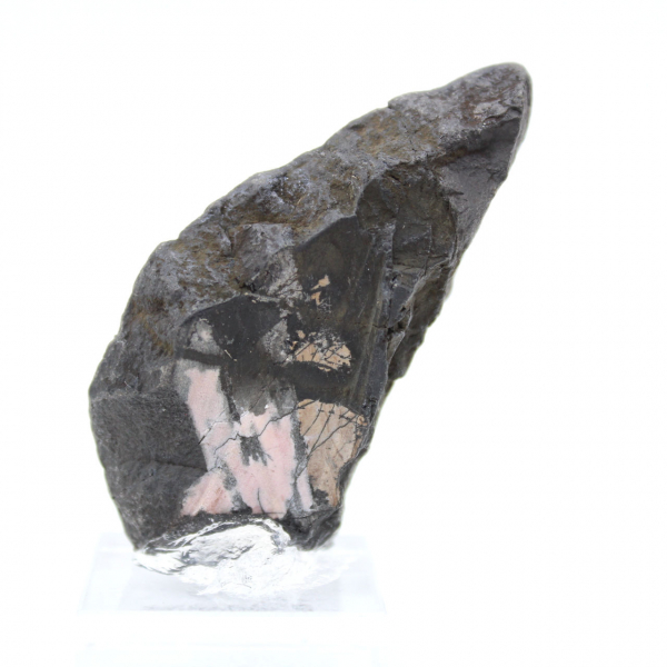 Fatia de rodonita natural ideal para decoração