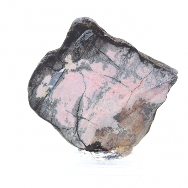 Fatia de rodonita natural ideal para decoração