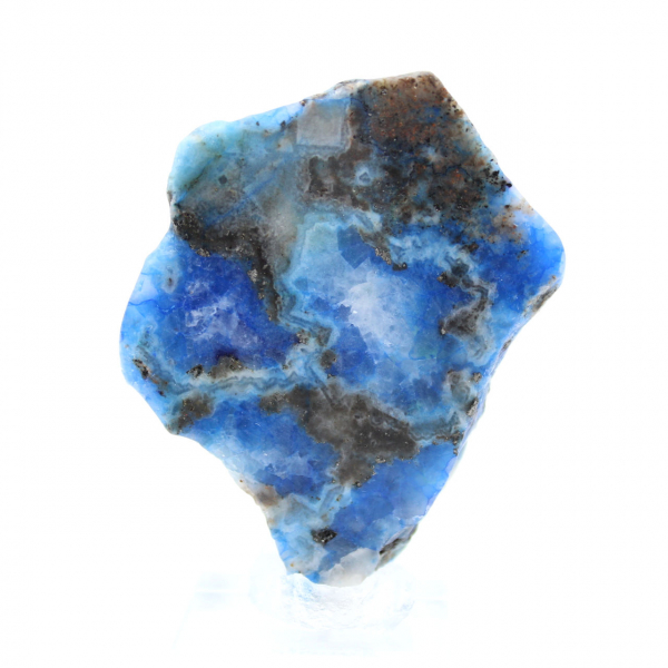 Fatia de azurita malaquita para coleção mineral