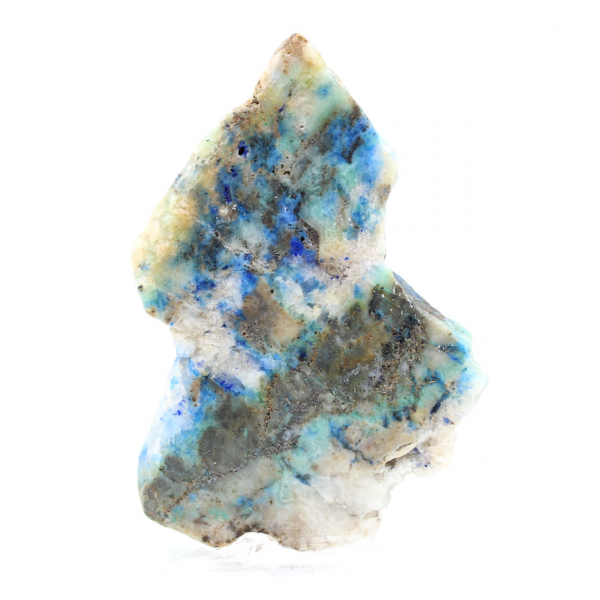 Fatia autêntica de pedra de azurita malaquita para decoração