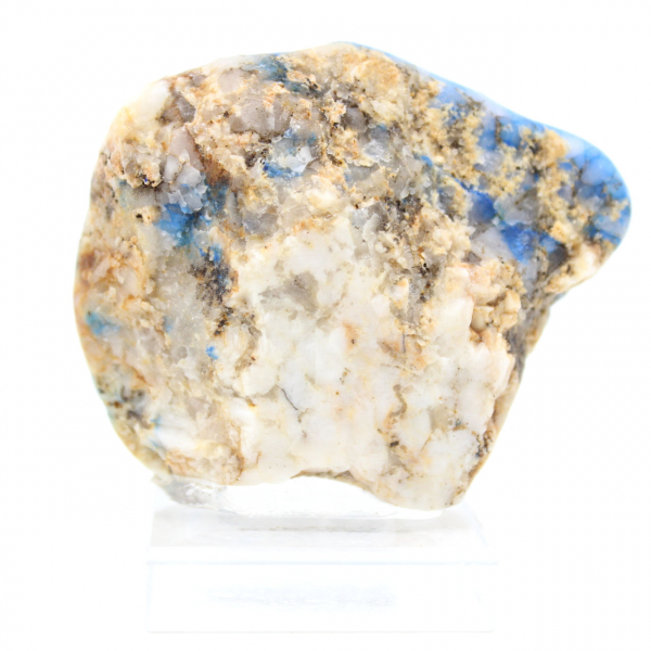 Fatia de azurita malaquita para coleção mineral