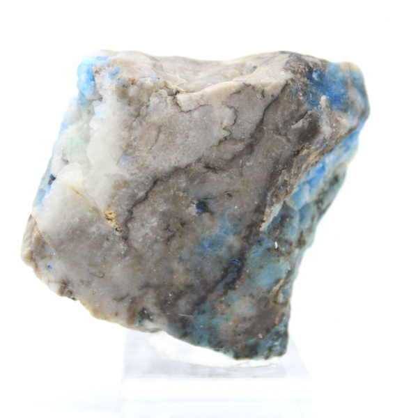 Fatia polida de azurita malaquita mineral bruto de qualidade