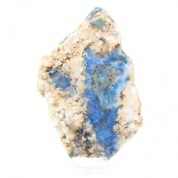 Fatia de azurita malaquita para coleção mineral