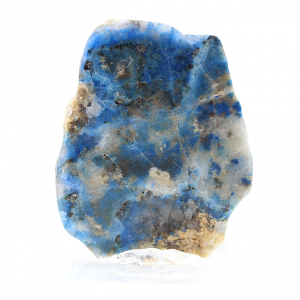 Fatia de azurita malaquita para coleção mineral