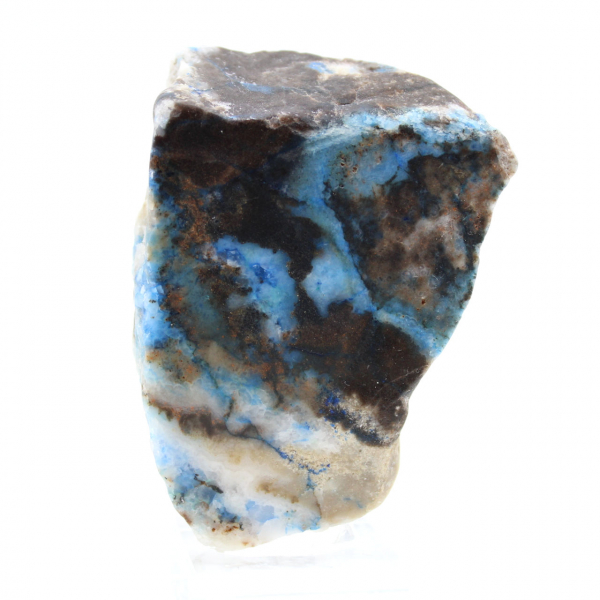 Fatia de azurita malaquita para coleção mineral