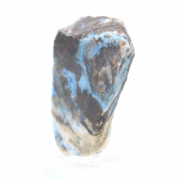 Fatia de azurita malaquita para coleção mineral