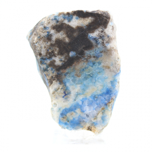 Fatia de azurita malaquita para coleção mineral