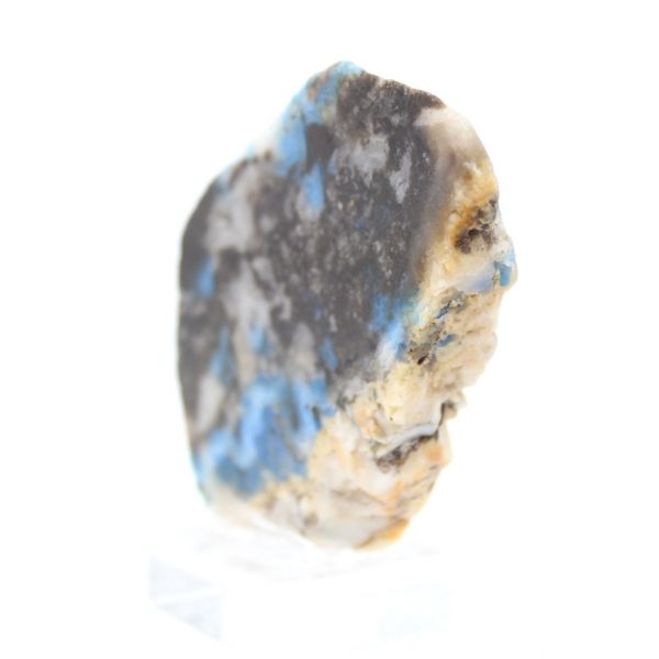 Fatia autêntica de pedra de azurita malaquita para decoração