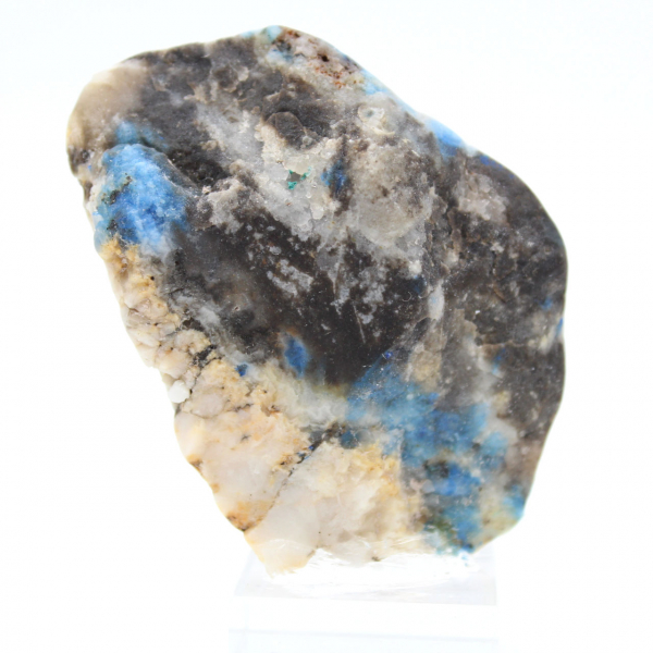 Fatia autêntica de pedra de azurita malaquita para decoração