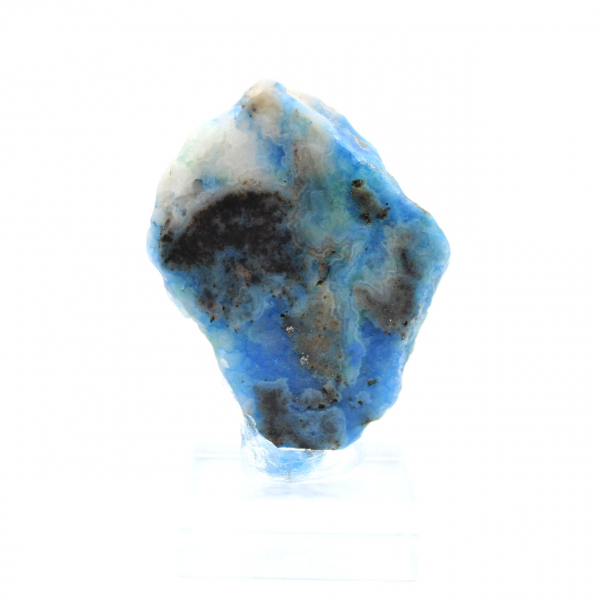 Fatia de azurita malaquita para coleção mineral