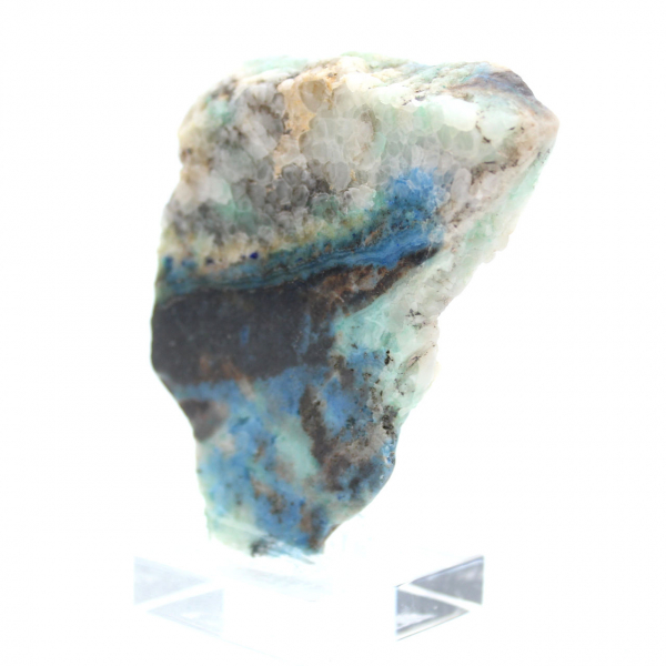 Fatia de azurita malaquita para ornamento