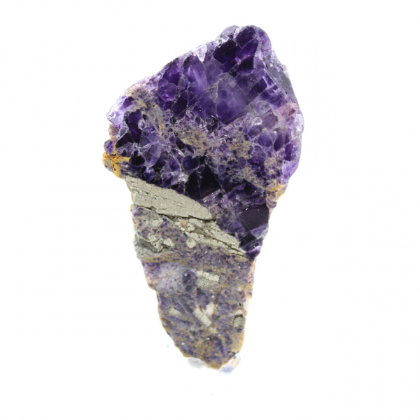 Pedra de fluorita pirita natural mineral único