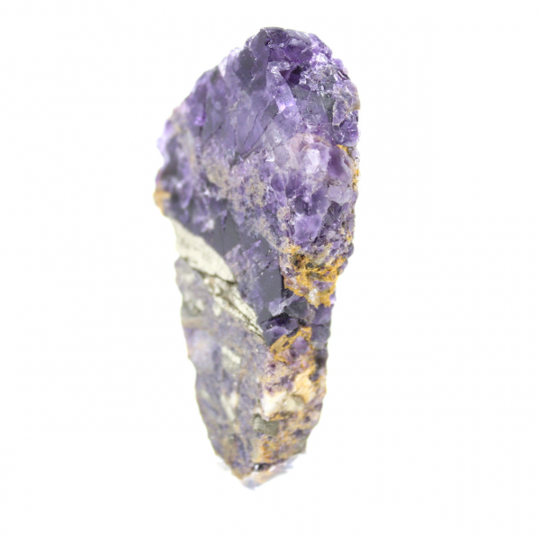Pedra de fluorita pirita natural mineral único