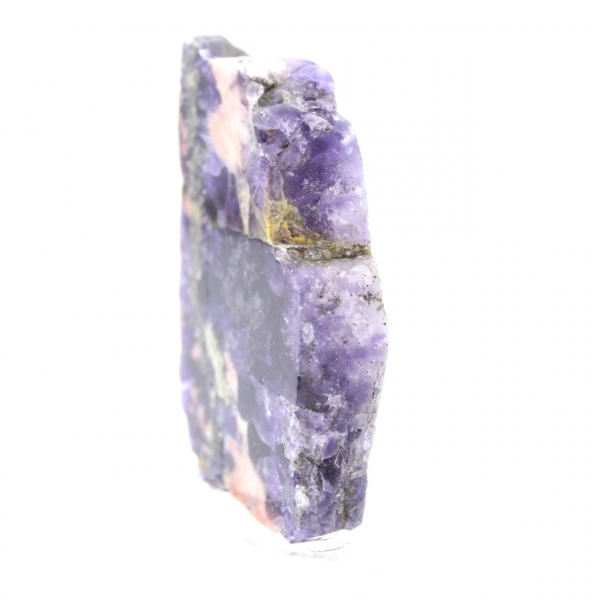 Pedra de fluorita pirita mineral bruto para coleção
