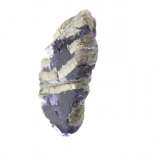 Pedra de fluorita pirita natural mineral único