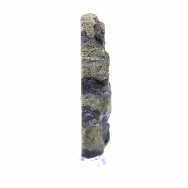 Pedra de fluorita pirita natural mineral único