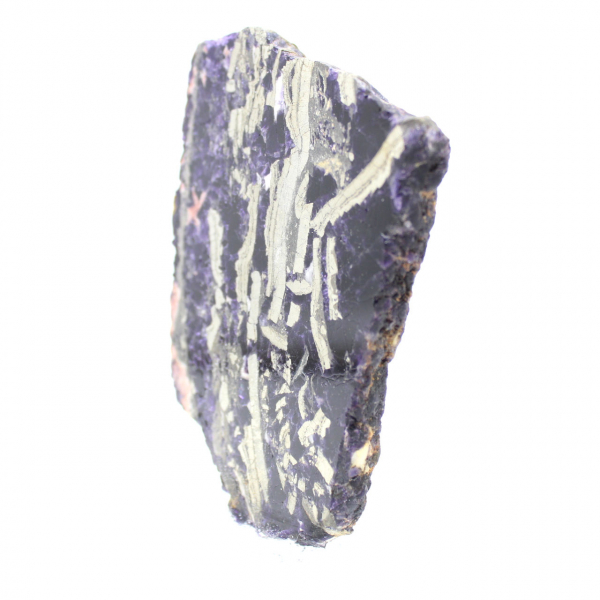 Pedra de fluorita pirita mineral bruto para coleção