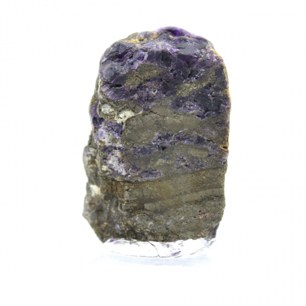 Pedra de fluorita pirita natural mineral único