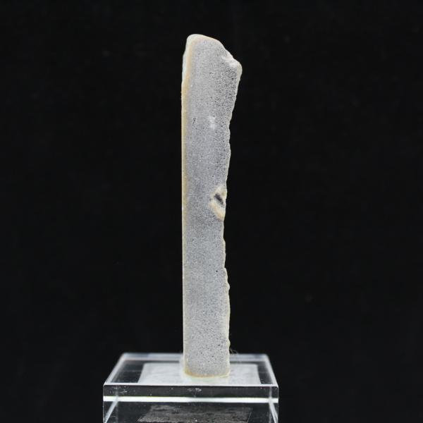 Fatia polida de aragonita verde mineral bruto de qualidade