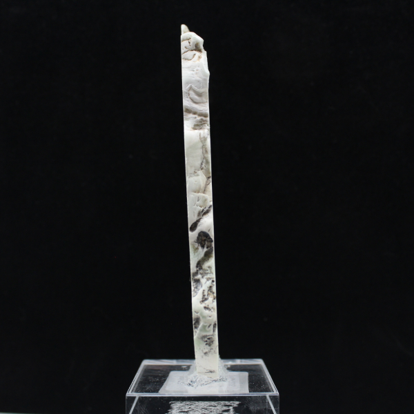 Fatia natural de aragonita verde para decoração