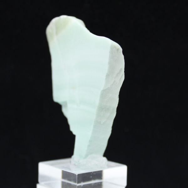 Fatia natural de aragonita verde para decoração