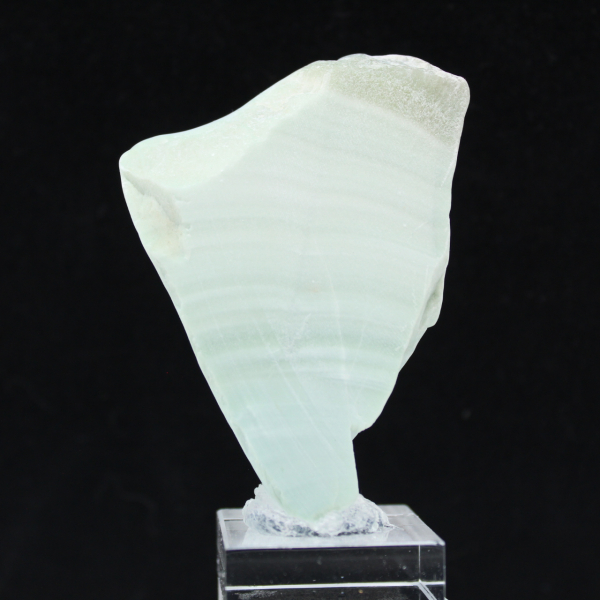 Fatia natural de aragonita verde para decoração