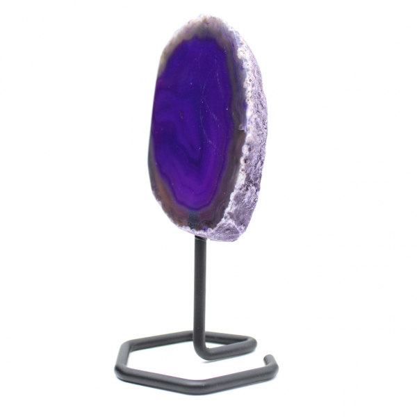  Ágata tingida de roxo
