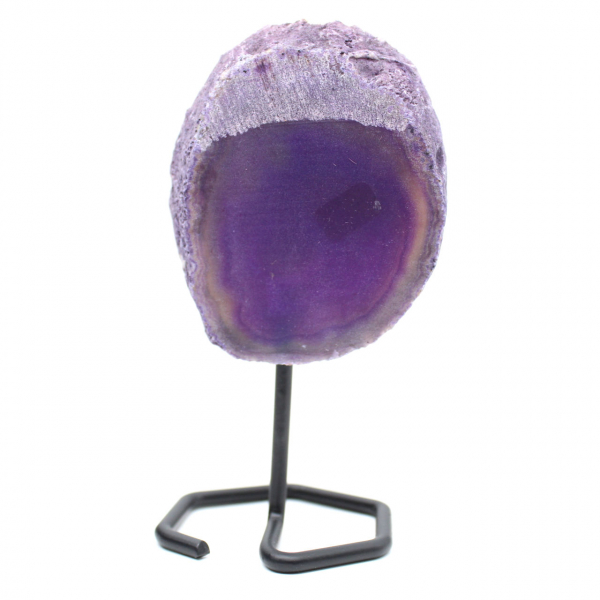  Ágata tingida de roxo