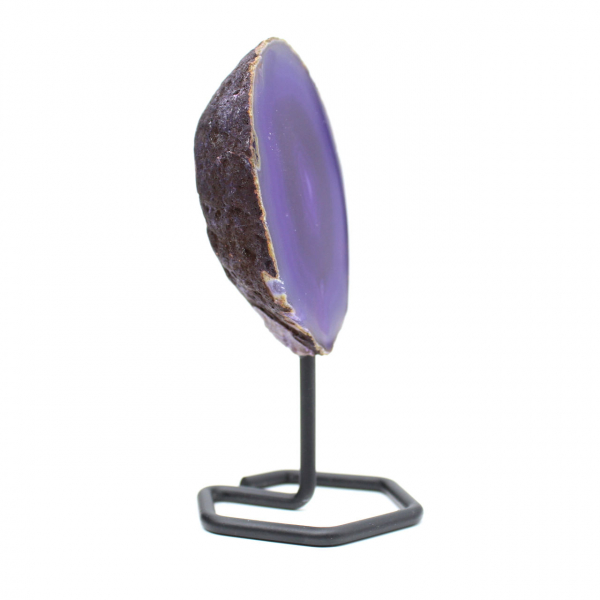  Ágata tingida de roxo