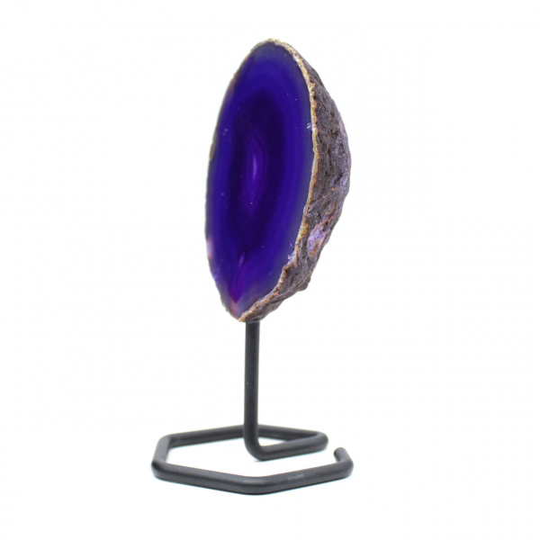  Ágata tingida de roxo