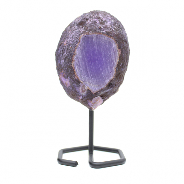 Ágata tingida de roxo