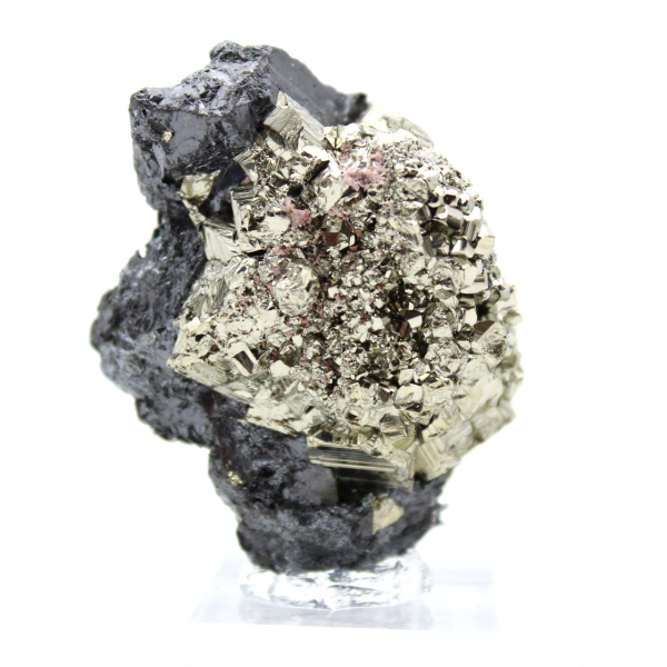 Exemplar Mineral Pirite e Esfalerite