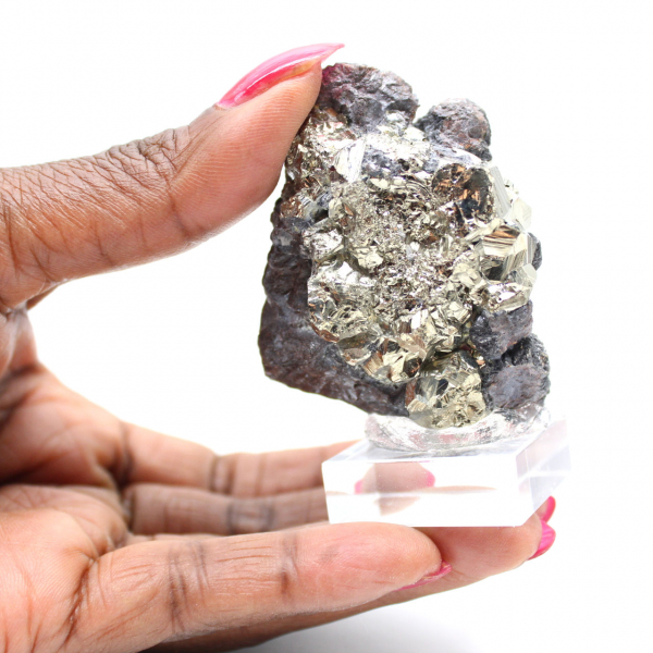 Pedra Decorativa Esfalerite Pirite