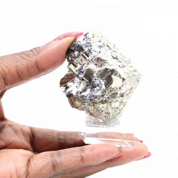 Mineral de Coleção Esfalerite e Pirite