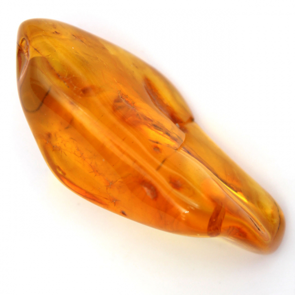 Objeto de Âmbar Amarelo Lituânia – Seixo Natural e Autêntico