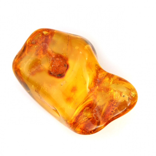Pequena Pedra Âmbar Amarela – Fóssil Colecionável
