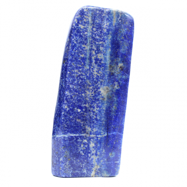 Pedra lápis-lazúli azul polida do Afeganistão
