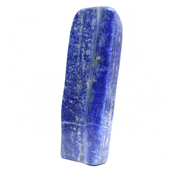 Pedra lápis-lazúli azul polida do Afeganistão
